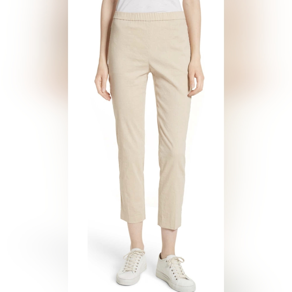 Theory Pull-On Linen Blend Pants Size 4